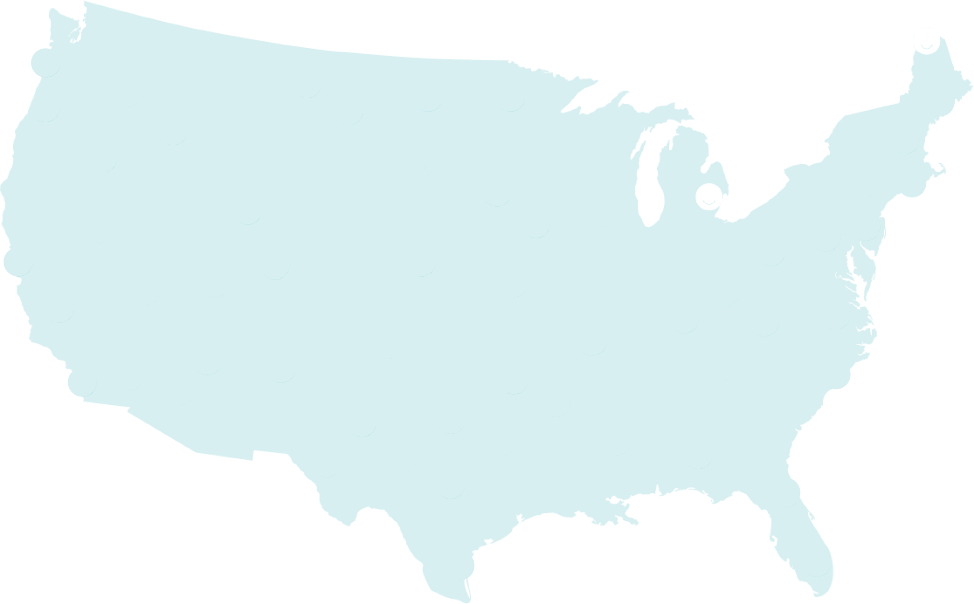 Map of Squeeze target markets across the US